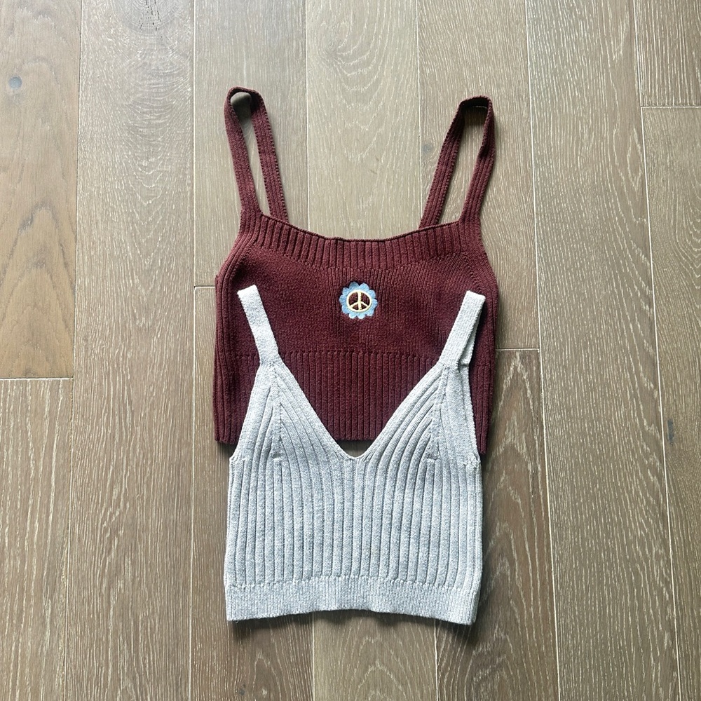 NWOT Knit Top Set